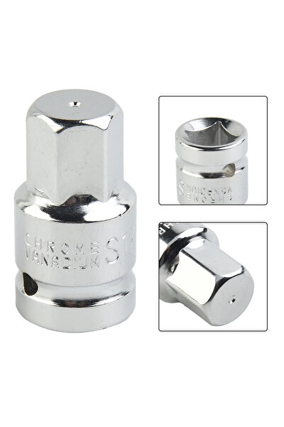 Choice 1/2inch 17mm Hex Special Oil Pan Screw Socket Wrench Hexagonal Head Ch...