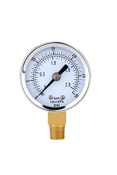Choice كما هو موضح، مقياس ضغط صغير محمول 0-30 رطل لكل بوصة مربعة 0-2 بار NPT ...
