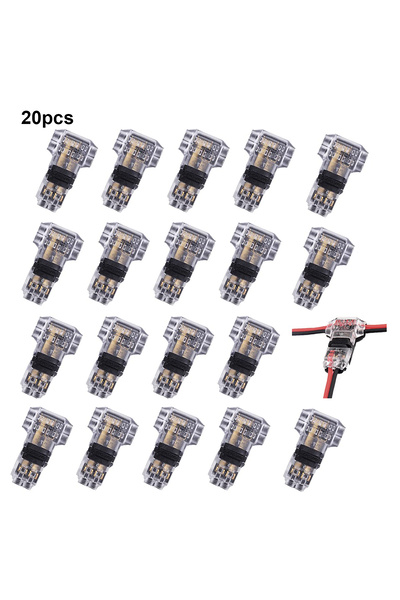 choice2 20 قطعة، 5/10/20 قطعة، موصلات أسلاك جهد منخفض، موصلات أسلاك بدون تجري...