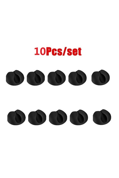 Choice1 ١٠ مشابك كابلات، ١٠/٢٠ قطعة من منظم كابلات سيليكون، منظم أسلاك مكتبي،...