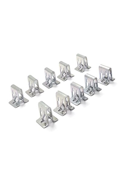 Choice ١٠ قطع من مشابك التثبيت المعدنية للاستخدام العام، مشبك حديدي لعتبة الب...