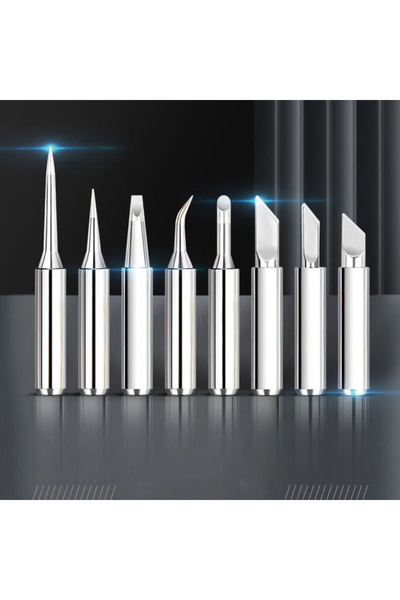 Choice 12PCS 33mm Copper Soldering Iron Tips Set 900M-T Welding Station Tools...