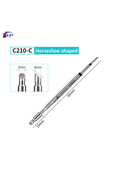 Choice3 رؤوس مكواة اللحام C210-C HZY من سلسلة C210، طراز C210-D/C/B/S/KU، لمق...