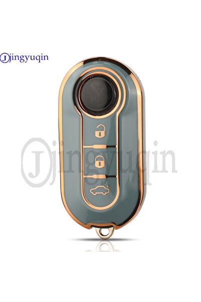 Choice green jingyuqin NEW TPU Car Key Case Cover For Fiat 500 Ducato Panda 5...