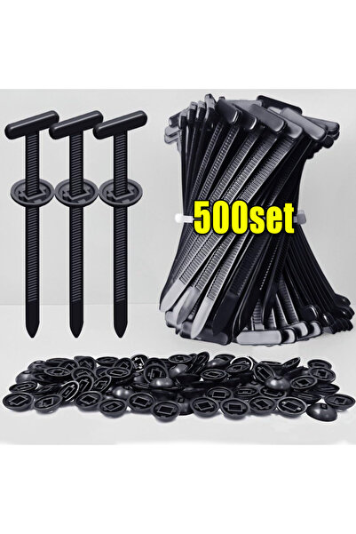 Choice4 ٥٠٠ مجموعة (١٠٠٠ قطعة) ١٠٠٠ مجموعة من مشابك ربط الكابلات المصنوعة من ...