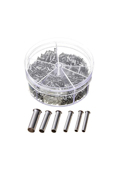 Choice مجموعة 1900 قطعة من حلقات تثبيت الأسلاك غير المعزولة، أغطية طرفية للكا...