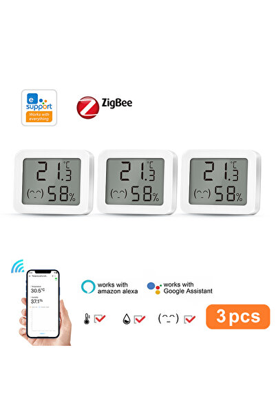 Choice 3 قطع من مستشعرات درجة الحرارة والرطوبة بتقنية Zigbee 3.0 من Ewelink ل...