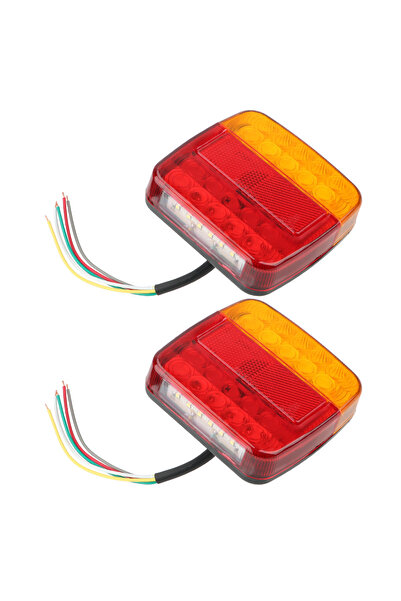 Choice مصابيح خلفية للشاحنات بجهد 12 فولت للمقطورات والشاحنات الصغيرة، مصابيح...