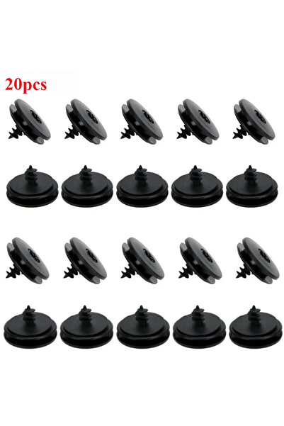 Choice 20 قطعة أو 10/20 قطعة من مشابك تثبيت سجاد أرضية السيارة العالمية، مثبت...