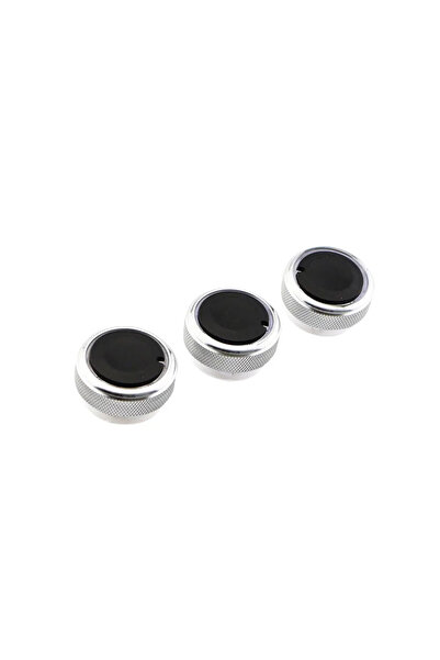 Choice5 مقبض مكيف هواء فضي شائع لسيارات فورد فوس 2، فوس 3، سيدان، هاتشباك، مو...