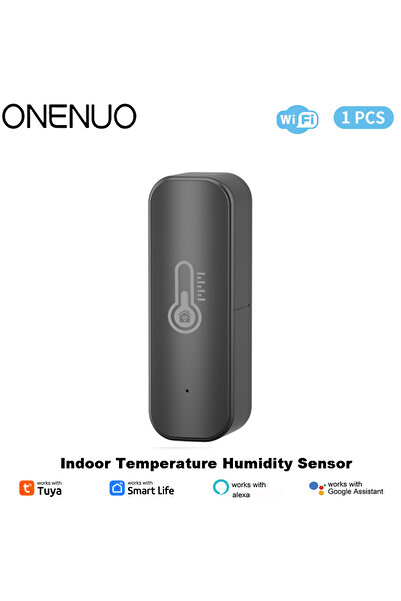 Choice مستشعر درجة الحرارة والرطوبة الذكي من Tuya بتقنية الواي فاي، للاستخدام...