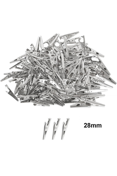 Choice 50 قطعة من مشابك التمساح الصغيرة مقاس 28 مم، 50 قطعة من مشابك التمساح ...