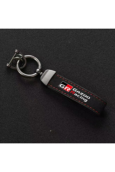 choice2 Black Red Suede Metal Buckle Car Keychain Keyring Men Gift Accessorie...