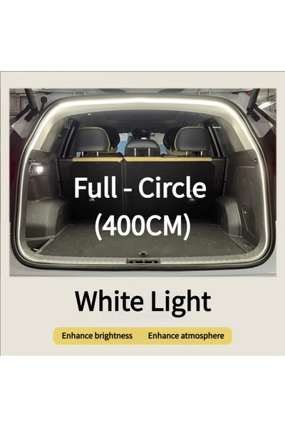 Choice White 400cm 2m/4m Car Trunk Light Strip Flexible PVC Soft Led Light St...