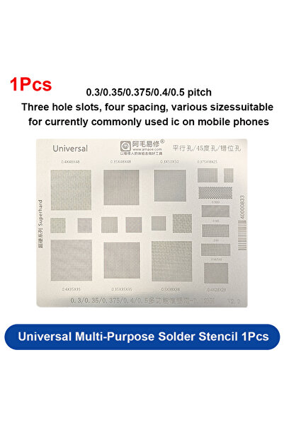 Choice لوحة عالمية، قطعة واحدة، قالب لحام متعدد الأغراض عالمي، 0.3/0.35/0.375...