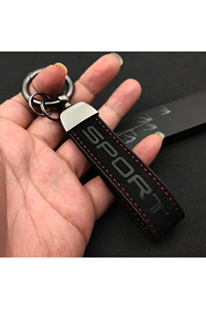 Choice سلسلة مفاتيح رياضية فاخرة من الجلد المدبوغ، مناسبة للرجال والنساء، لسي...