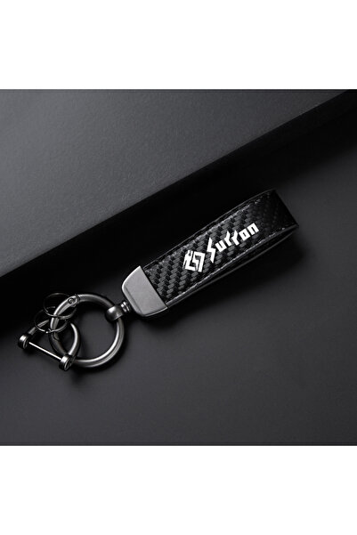 Choice1 حامل مفاتيح للدراجات النارية مصنوع من الجلد الأسود عالي الجودة، مناسب...