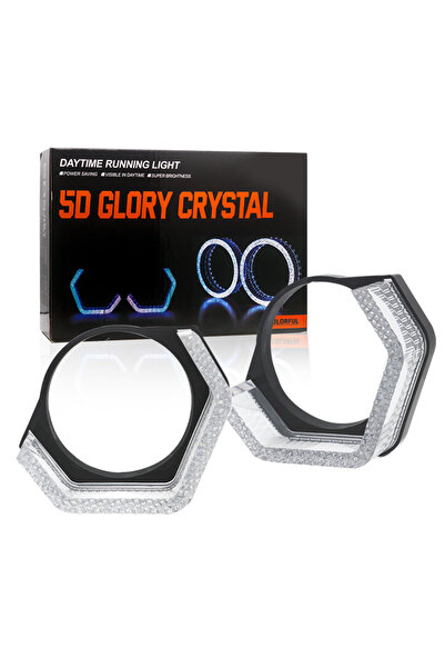 Choice9 أغطية مصابيح أمامية مستطيلة الشكل من نوع 3 بوصة، قطعتان، i8-V APP، 2....