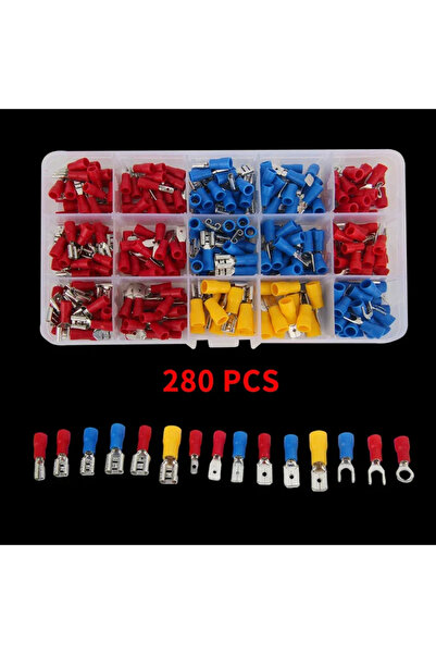 Choice 280/300/480 قطعة من موصلات الكابلات المعزولة، مجموعة حلقات تجعيد الأسل...