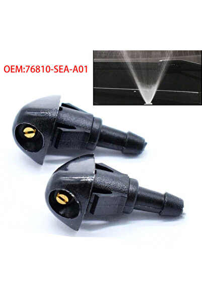 Choice قطعتان من فوهات رش غسيل الزجاج الأمامي لهوندا سيفيك، فيت، جاز، سي آر-ف...