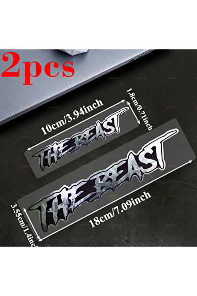 Choice5 كما في الصورة (قطعتان) HY-THE3 عبوة كومبو بمقاسين ملصق THE BEAST للدر...