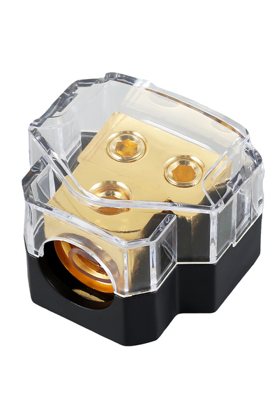 Choice موزع طاقة ثنائي الاتجاه أصفر اللون، أسود لكل سلك طاقة لنظام صوت السيار...