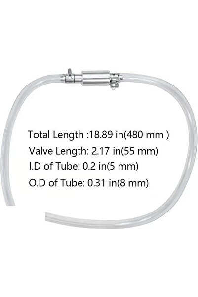 Choice طقم خرطوم تنفيس الفرامل مع صمام فحص أحادي الاتجاه، أنبوب تنفيس عالمي ل...