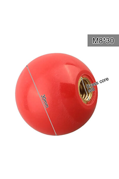 Choice M8-30Red M4-M12 Round Ball Handle Ball Knobs Bakelite Lever Knob Grip ...