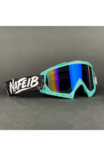 Choice5 Cyan-blue lens New Colors Motocross Goggles for Off-Road Riding Skiin...