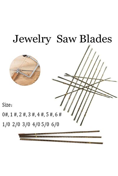 Choice Type 2 144pcs 12-144Pcs/Lot Jewelry Saw Blades for Metal/Wood Cutting ...