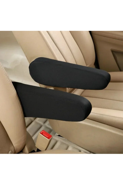 Choice3 2Pcs Black Car Seat Armrest Cover Universal Interior Auto Armrests Du...