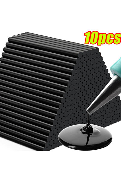 Choice1 7 × 100 مم، 10 قطع، 100 قطعة، لاصق أسود ساخن، عصا إصلاح انبعاجات هيكل...