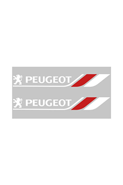 Peugeot قطعتان من ملصقات فينيل لمساحات زجاج السيارة، مناسبة لسيارات 206، 307،...