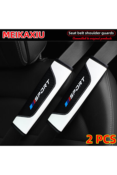 Choice10 White 2pcs 1/2PCS Women's PU Leather Carbon Fiber Sport Car Shoulder...