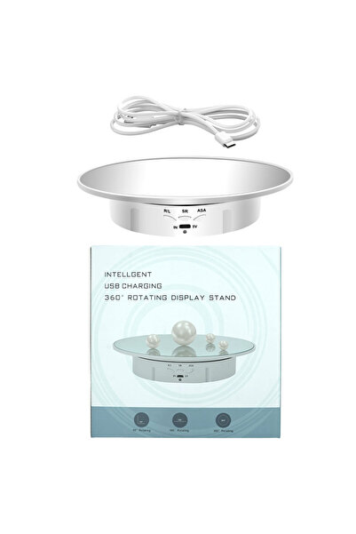 Choice حامل عرض دوار للتصوير الفوتوغرافي، مرآة بيضاء 200 مم، بثلاث سرعات، دوا...