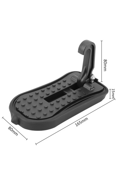 Choice سلم أمتعة أسود اللون من Safety Hammer يُثبّت على سطح السيارة، مزود بدع...