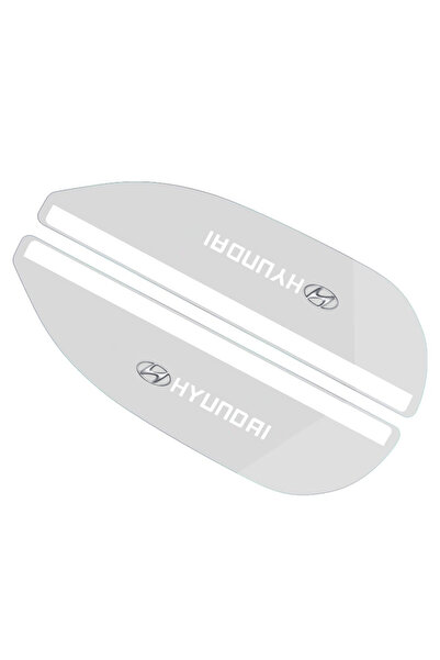 Hyundai قطعتان - حواجز شفافة لمرآة الرؤية الخلفية للسيارة، تحجب مياه الأمطار،...