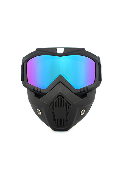 choice2 WPG-BU Outdoor Sport Windproof Mask Goggle HD Motorcycle Glasses Snow...