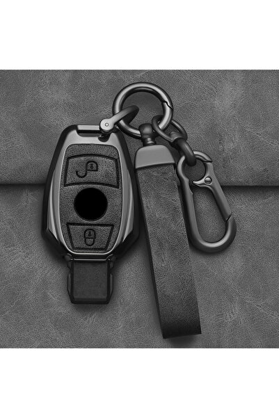 Choice 2 Button Gray 1 2 3 Buttons Alloy Style Car Key Case Cover Shell Fob F...