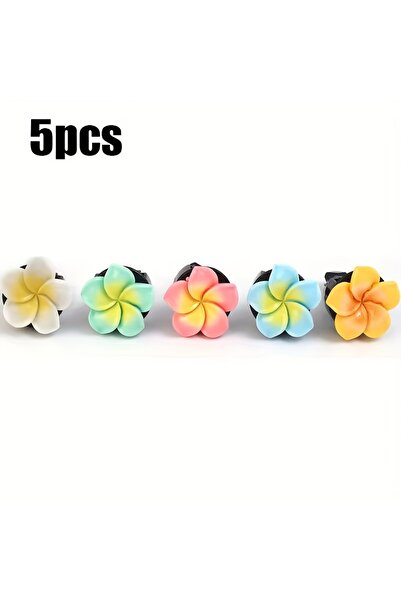 Choice 5 قطع مشبك عطر على شكل زهرة لفتحة تهوية مكيف السيارة، زينة شخصية