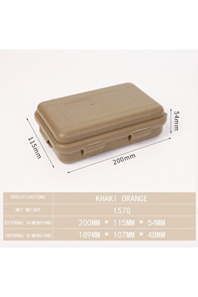 Choice XL-Khaki EDC Tool Hard Case Box Small Organizer with Foam Shockproof W...