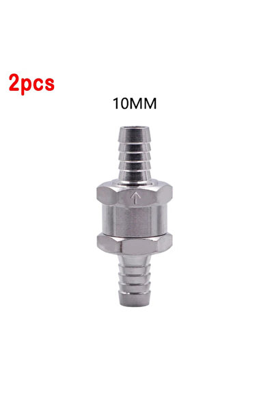 Choice6 2pcs 10mm Fuel Non Return Check Valve 6/8/10/12mm Aluminium Alloy Pet...