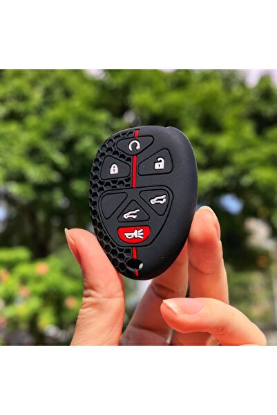 Choice4 type C Silicone Keychain For GMC Acadia 2007-2016 Yukon XL For Chevy ...