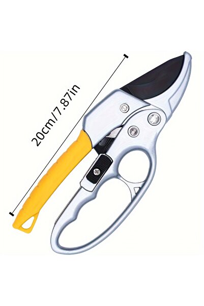 Choice 1PC 8" Durable Professional Ratchet Garden Pruning Shears - 3-Stage An...