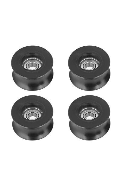 Choice 4 قطع 0840UU بكرة توجيه أخدود على شكل حرف U من النوع U، أبعادها 8 × 39...