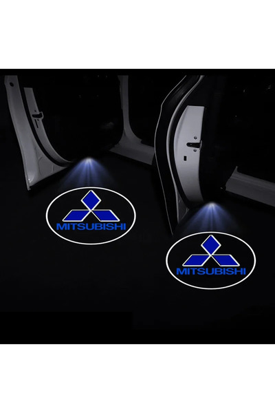 Choice1 Mitsubishi 2pcs LED Car Door Welcome Light Car Logo Projector Car Bad...