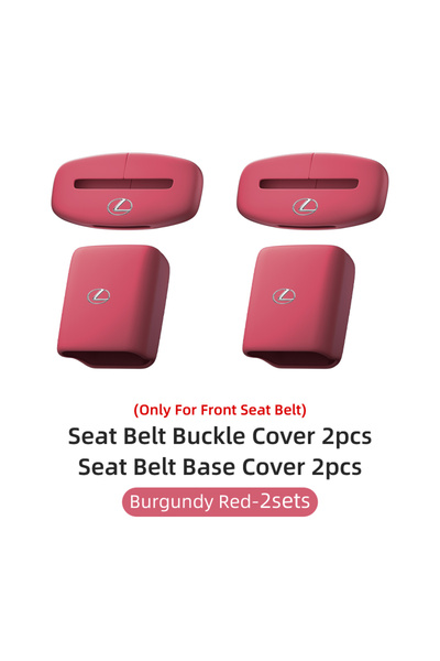 choice2 غطاء مشبك مشبك حزام الأمان من السيليكون العالمي لسيارة لكزس CT، لون أ...