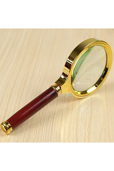 choice2 عدسة مكبرة معدنية ذهبية اللون، قطعة واحدة، بقطر 60 مم، مزودة بعدسات ع...