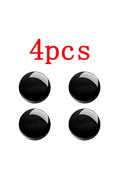 Choice ملصقات سوداء لثقب مفتاح قفل السيارة، 4 قطع، 20 مم، للزينة والحماية، لس...