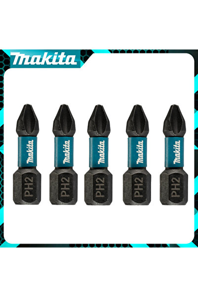 Choice مجموعة ماكيتا PH2 25 مم، 5 قطع، رؤوس مثقاب كهربائي من الفولاذ عالي الس...